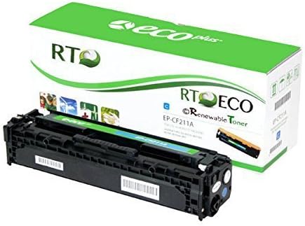 Renewable Toner PRO 131A CF211A Cyan Compatible Toner Cartridge 1,800 prints for HP Color Laserjet Printers: 200 M251n, M251nw, M276n, M276nw