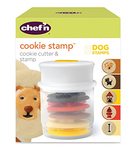Chef'n Cookie Cutter and Stamp (Dog Shapes)