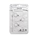 Henoda 4 Pcs White/Clear Earhooks Compatible with Motorola Elite Flip Wireless Bluetooth Headset Earclip (Pack of 4)