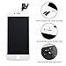LCD Touch Screen Display Digitizer Replacement Assembly Full Set Compatible For iPhone 6 4.7 Inch Repair Tool Kit (White)