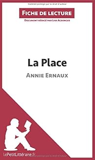 Fiche de lecture : La Place d'Annie Ernaux - Babelio