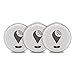 TrackR pixel - Bluetooth Tracking Device. Item Tracker. Phone Finder. iOS/Android Compatible - White (3 Pack)