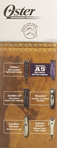 Oster Professional A5 Turbo 2-Speed Equine Clipper Kit