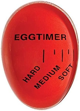 Pop Egg Timer | Innovative Color Changing Egg Timer | Brilliantly Gauge Soft/Medium/Hard Boiled Eggs | Premium Nontoxic Heat-resistant Resin Material | Handwash Cleaning | Red | 943 by Itlog