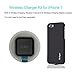 2-in-1 Qi Wireless Charger Kit for iPhone 7 Include Qi Charger and Qi Case | Flexible Lightning Connector | Delicate Rubber Black Case 4.7
