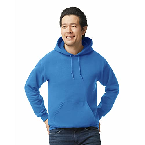 Gildan Adult Fleece Hoodie Sweatshirt, Style G18500, Multipack, Royal (1-Pack),…