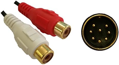 Alpine M-Bus to Stereo Input RCA Cable Adapter