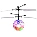 WitMoving RC Flying Ball, RC infrared Induction Helicopter Ball with Shining LED Lights and Remote Control For Kids, Teenagers Colorful Flashing Crystal Ball Toy