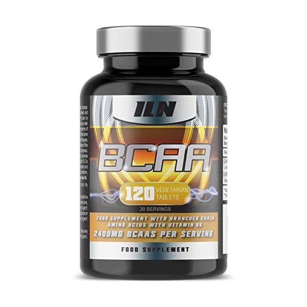 Iron-Labs-Nutrition-BCAA-2400mg-BCAAs-per-Serving-x-30-Servings-120-Tablets BCAA Tablet - BCAAs (120 Tablets) - 2400mg BCAAs per Serving - BCAA Amino Acids with Vitamin D for Normal Muscle…