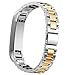 For Fitbit Alta Accessory, HP95(TM) Stainless Steel Watch Band Wrist strap For Fitbit Alta Smart Watch (Silver)