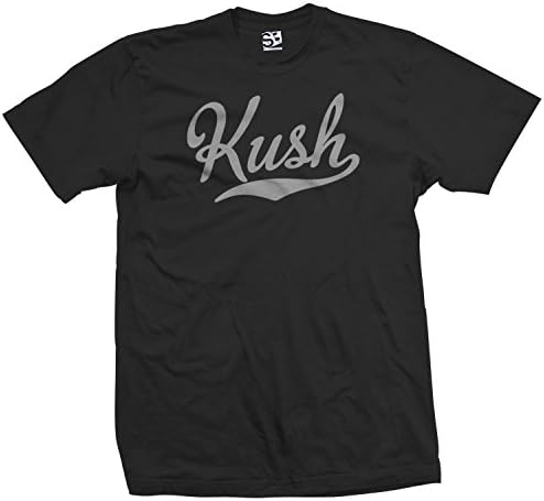 Shirt Boss Unisex Kush Script &amp; Tail T-Shirt 2XL Black / Grey