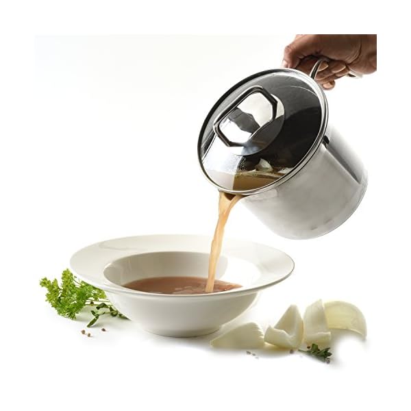 Norpro 8 Cup Multi Pot with Straining Lid, 1.9 Liter, Silver Recipes 2 U