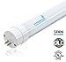 T5 Hyperikon High Output, LED Light Tube, 3.75 FT (45.25 Inches), 22W (54W Equivalent), 5000K (Crystal White Glow), 100-277V, Dual-End Powered, Frosted, DLC Qualified and UL-Listed