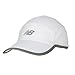 New Balance 5 Panel Performance Hat, White, One Size