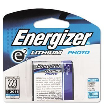 Issmor - Energizer EL223APBP Professional Litium 223- 6V Battery (Black/Red)