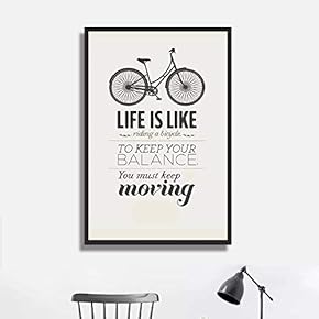 Framed Canvas Wall Art for Living Room, Bedroom Quotes Canvas Prints for Modern Home Decoration Ready to Hang - 16"x24" inches