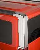 Hummer H3 Accessories - Chrome Rear Upper Pillar Covers 2006, 2007, 2008, 2009, 2010