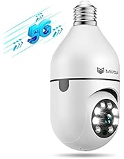5GHz 2.4GHz Wireless Light Security Camera, Miebul Home/Outdoor 1080P 5G WiFi 360 Degree Pan/Tilt Panoramic IP Camera with Motion Detection Alarm Two-Way Talk Color Night Vision Remote Viewing
