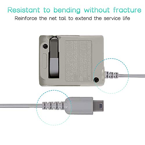 DS Lite Charger Kit, AC Power Adapter and Stylus Pen for Nintendo DS Lite, Wall Travel Charger Power Cord Charging Cable 5.2V 450mA for NDSL