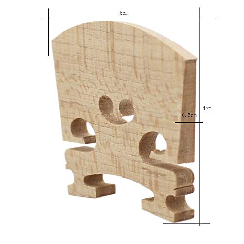Soarun Extra Fine Grade Maple Violin Bridges - 2 Piece