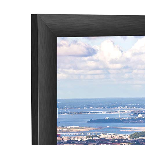 image for ONE WALL 24x36 Inch Poster Frame, Black Aluminum Movie Poster Frame fo