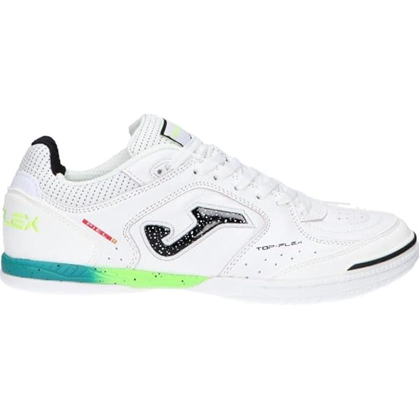シューズ JOMA TOP FLEX 24.5 JOMA_ホマ フットサルシューズ TOP FLEX 2432 WHITE BLACK