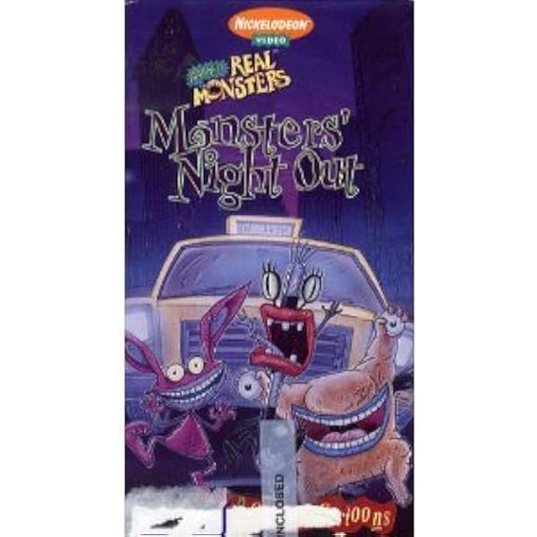 ahh Real Monsters Monsters Night Out Vhs Charlie Adler Christine Cavanaugh David Eccles Gregg Berger Tim Curry Jeffrey Perlmutter Xander Berkeley Dorian Harewood Cynthia Mann Jim Belushi Kevin Mcbride Lisa Raggio Amazon Com