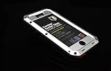 YY Store® Luxury Aluminum Metal Extreme Shockproof Dirt/Dust Proof Special-design Gorilla Glass Cover Case for Apple IPhone 5c - Silver
