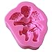 FLY Accordion Angel 3D Silicone Fondant Cake Mold For Cake Decorating Baking Mould,Pink
