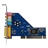 Fltaheroo 4 kanaals C-Media 8738 Spaander 3D Audio Stereo Interne PCI Geluidskaart Win7 met 64 bits