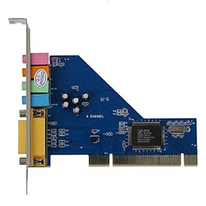 Fltaheroo 4 kanaals C-Media 8738 Spaander 3D Audio Stereo Interne PCI Geluidskaart Win7 met 64 bits