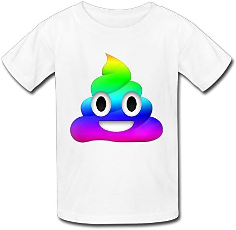 Hoeless Poop EmojiBaby Short Sleeve T-ShirtCozy Shirt 6 M White
