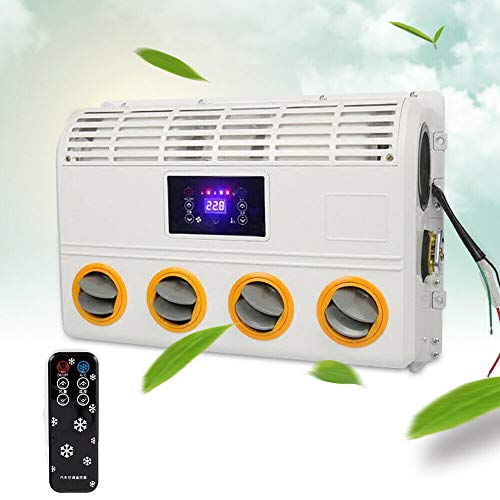 Air Conditioner A/C Evaporator Core For Trucks RVs Bus Vehicle Lower Noise Truck RV 360° rotating tuyere 24V/4A Universal