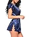 Avidlove Women Lingerie Robe Satin Lace Trim Sexy Kimono Robes with Inside Ties