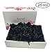 Topgalaxy.Z Artificial Flowers Black Roses, 25pcs Fake Roses w/Stem DIY Wedding Bouquets Centerpieces Arrangements Party Home Halloween Decorations, Christmas Decor Flower Party
