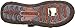 Skechers Women's Reggae Rockfest T Strap Sandal,Chocolate,8 M US