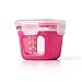 OXO Tot Glass Baby Blocks Food Storage Containers with Silicone Sleeves, Pink, 4 oz