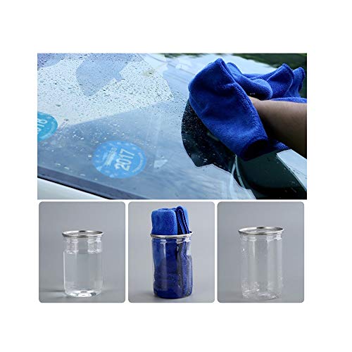 Multi-purpose Vehicle Cleaning Towel Car Dry Washing and Polishing Microfiber Towel Short Velvet Cloth Dust Cleaning Cloth Suitable for Kitchen, Car, Bathroom, Glasses, 11.8in x 27.5in (Pack of 4)
