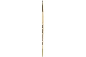 Silver Brush Limited 7203S1 Silver Kolinsky Filbert Brush for Watercolor and Oil, Size 1, Short Handle