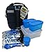 Expandable Lunch Pack Ultra Arctic Zone Plus 4 Containers with lids and 2 Ice Packs (blue light blue)