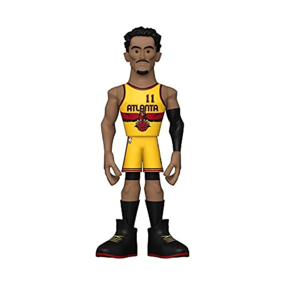 Funko Gold 5" NBA: Hawks-Trae Young - (Alternate Uni) - 1/6 Odds for Rare Chase Variant - Collectable Vinyl Action Figure - Birthday Gift Idea - Official Merchandise - Ideal Toy for Sports Fans