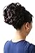 CAISHA Bun Hairpiece Ponytail Topknot Hepburn-Bun Scrunchie Updo Dark Brown Mix HK110