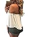 Women’s Summer Off Shoulder Chiffon Blouses Short Sleeves, White, Size Medium