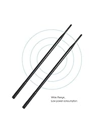 9dBi 2.4GHz 5.8GHz Dual Band WiFi Antenna 3-Pack, Omni-Directional Wireless Antenna with RP-SMA Connector for Wireless Network Router, PCI PCIe Card, USB Adapter, IP Camera