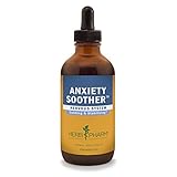 Herb Pharm Anxiety Soother Liquid Herbal Formula with Kava For Nervous System Support - 4 Ounce