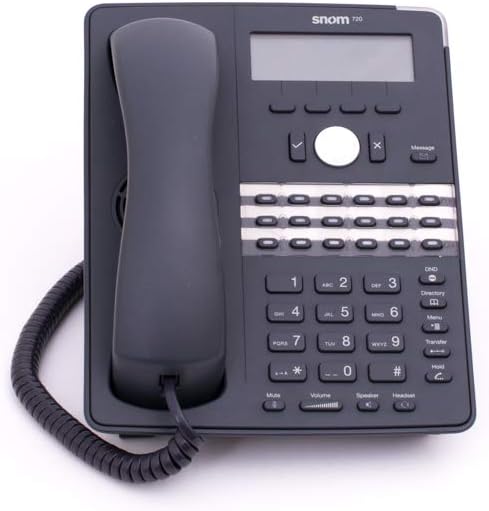 Snom 720 IP 2 Piece Phone (Hands Free Functionality, System Phone, IP Phone)(Certified Refurbished)