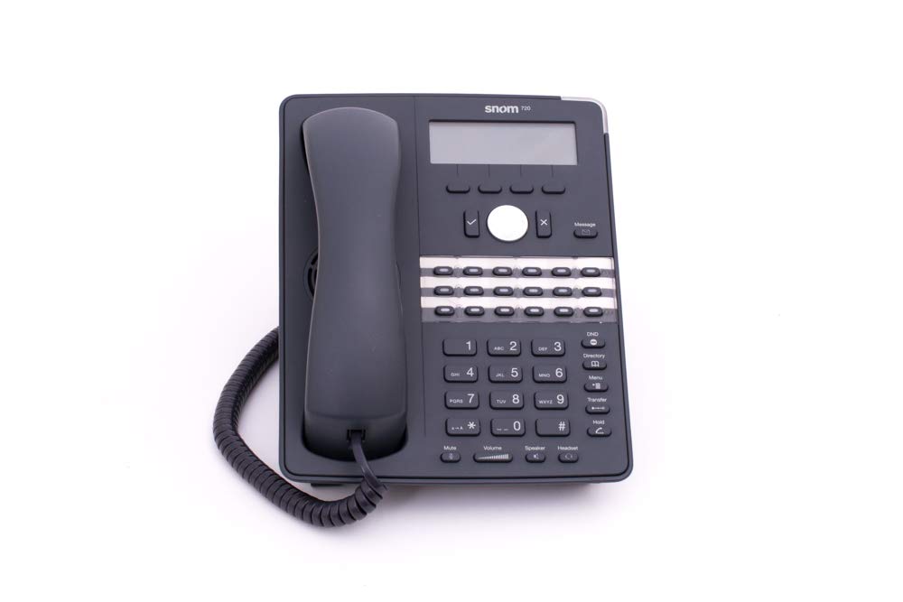 Snom 720 IP 2 Piece Phone (Hands Free Functionality, System Phone, IP Phone)(Certified Refurbished)