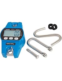 Escala colgante de 661.4 lbs para granja, caza, arco de peso de arrastre, pescado grande y elevación de hoyer con sensor de precisión (Digital, profesional, funda ligera)