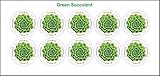 2017 Global Green Succulent International Forever Stamps Sheet of 10 Scott 5198 By USPS