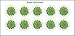 2017 USPS Global Green Succulent International Forever Stamps Sheet of 10